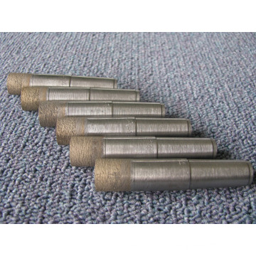 14 mm foret / frittage diamant & bronze drill bit/queue conique mèche / foret pour verre de forage au diamant